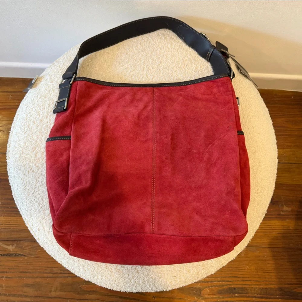 Jones New York red suede